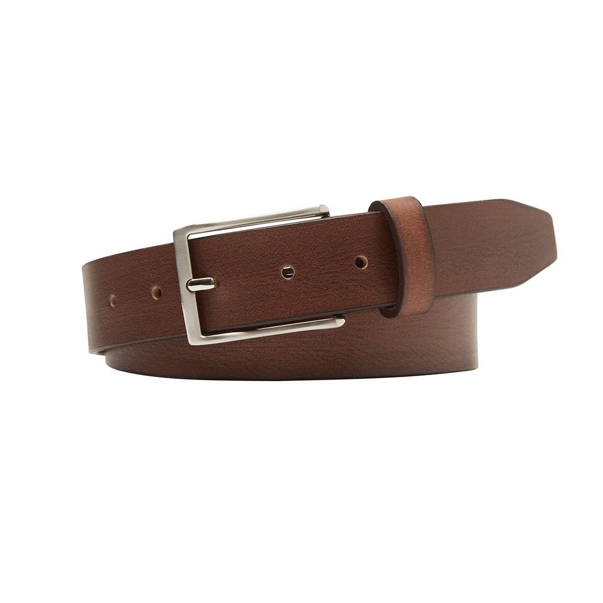 Men’s Callum Full Grain Vintage Leather Belt. Brown