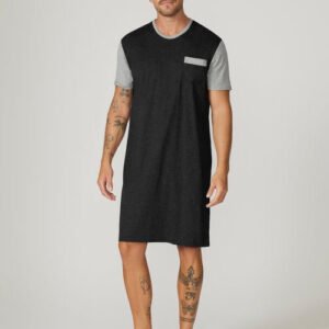 Bamboo Cotton Short Sleeve Nightshirt