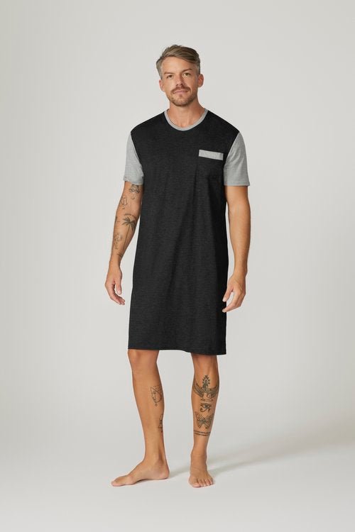 Bamboo Cotton Short Sleeve Nightshirt