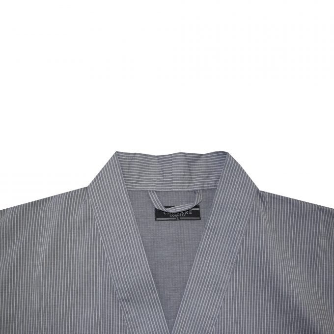 Contare Country Dressing Gown Summer Blue Stripe