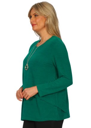 Emily Adams Remy Layer Top Forest