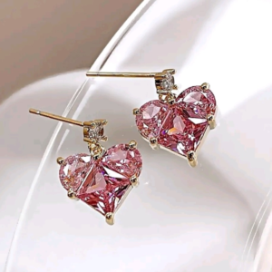 Swarovski Crystal Heart Earrings