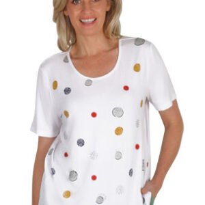 Emily Adams Bamboo Print T-Shirt