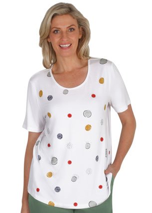 Emily Adams Bamboo Print T-Shirt