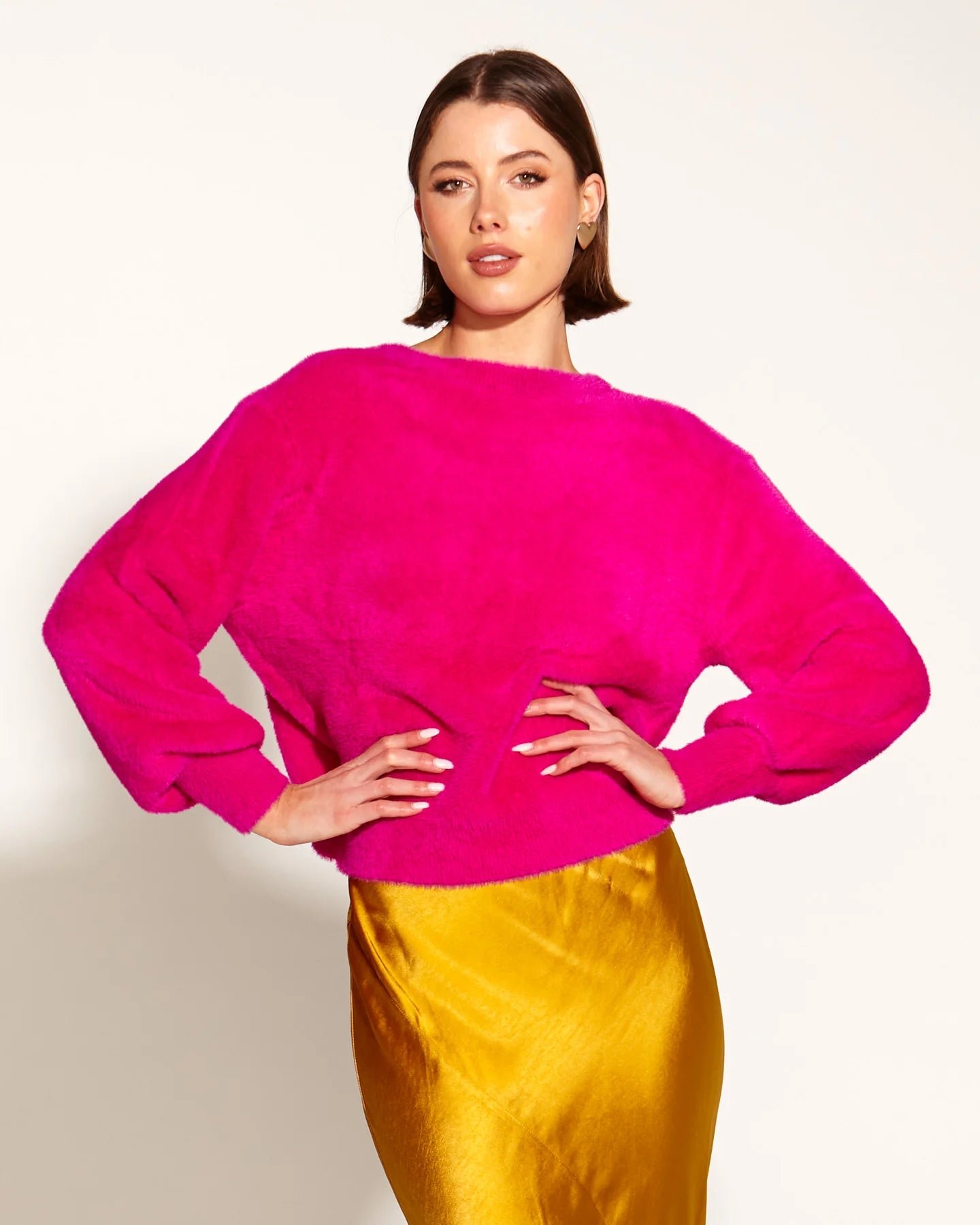 FATE + BECKER HIGHLAND GRACE FLUFFY JUMPER