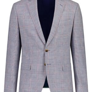 Checkered blazer on a white background