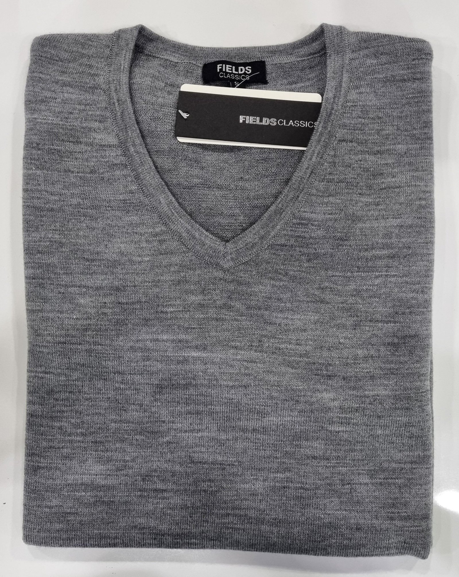 Merino Wool Vee Neck Jumper