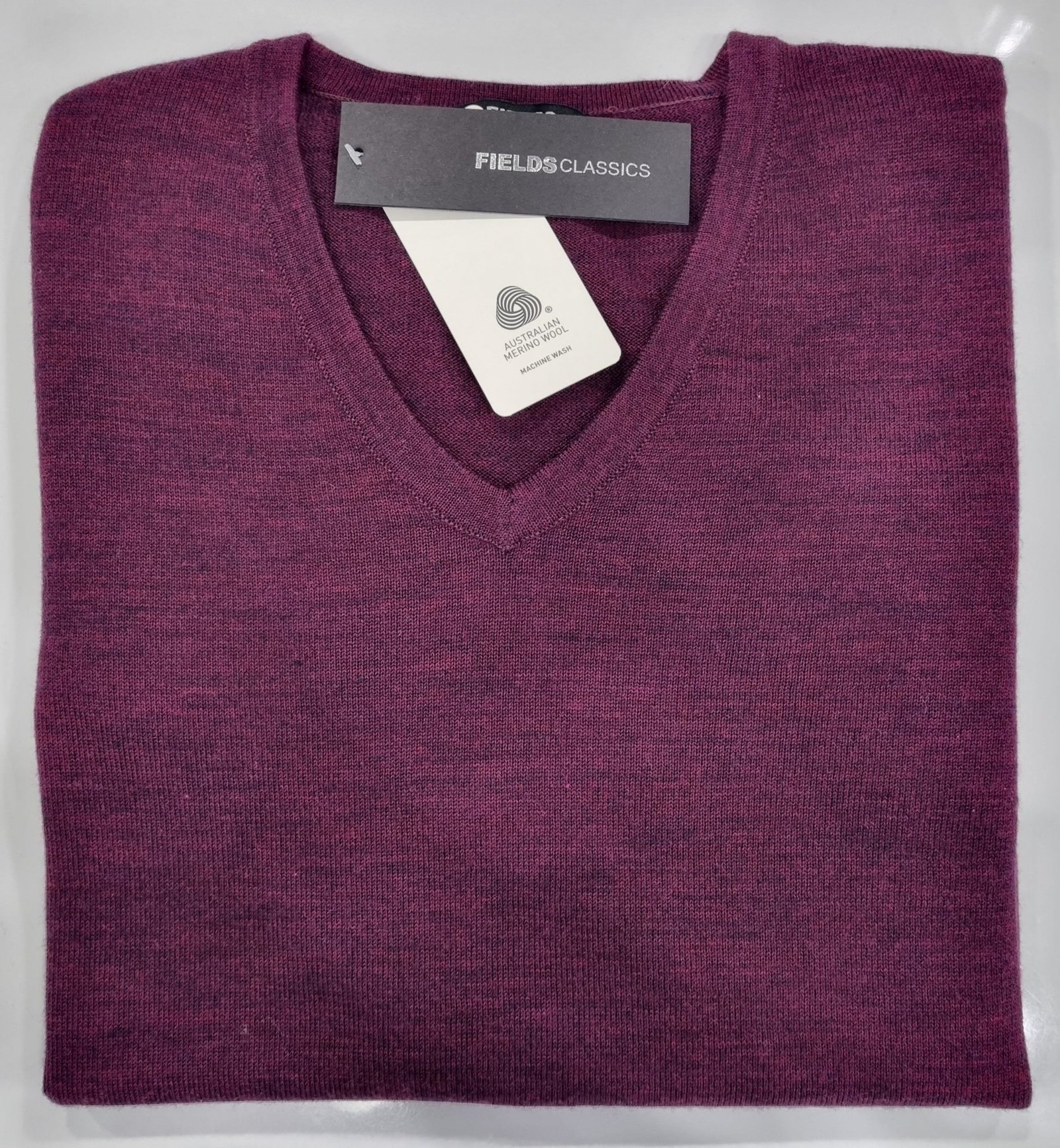 Merino Wool Vee Neck Jumper