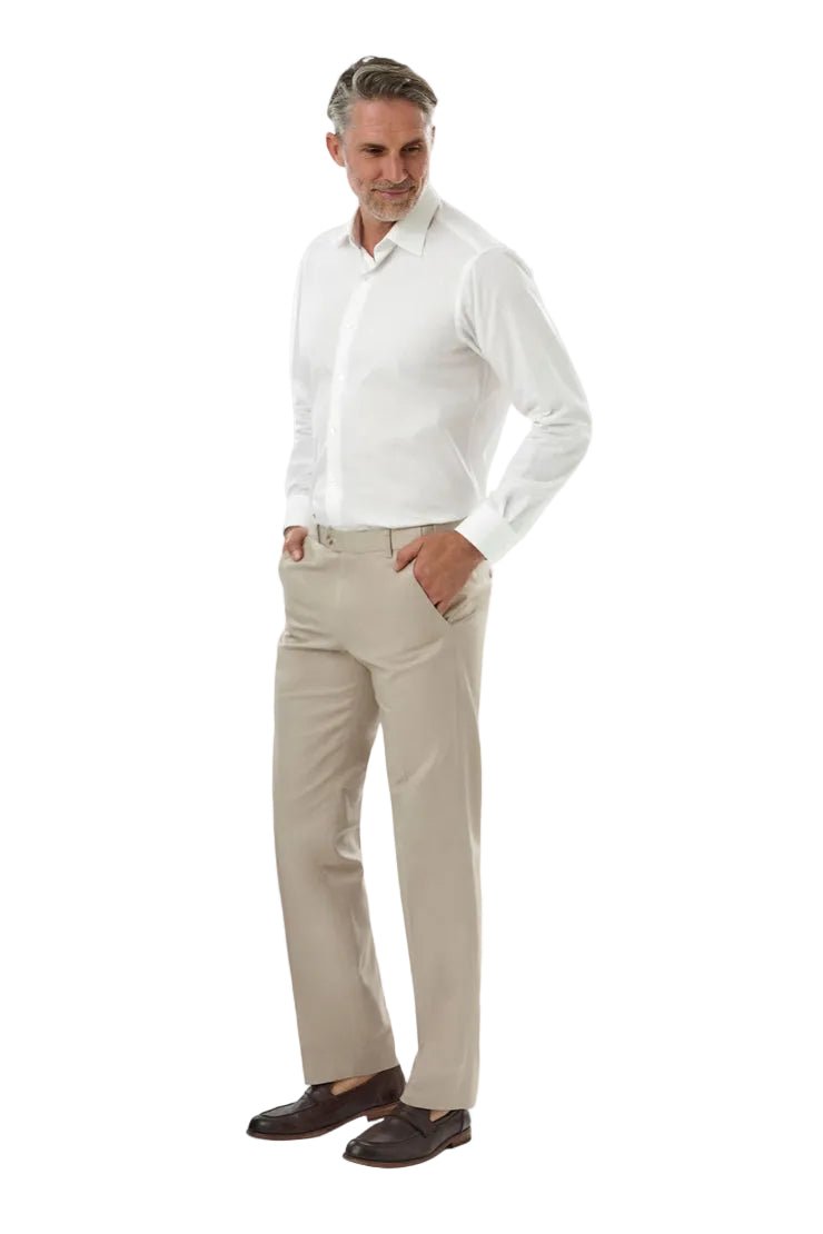 City Club Pacific Flex Trouser Sand Plus Size
