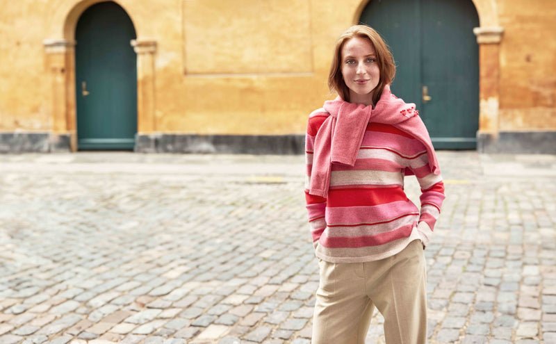 Mansted Fabia Lambswool Stripe Sweater