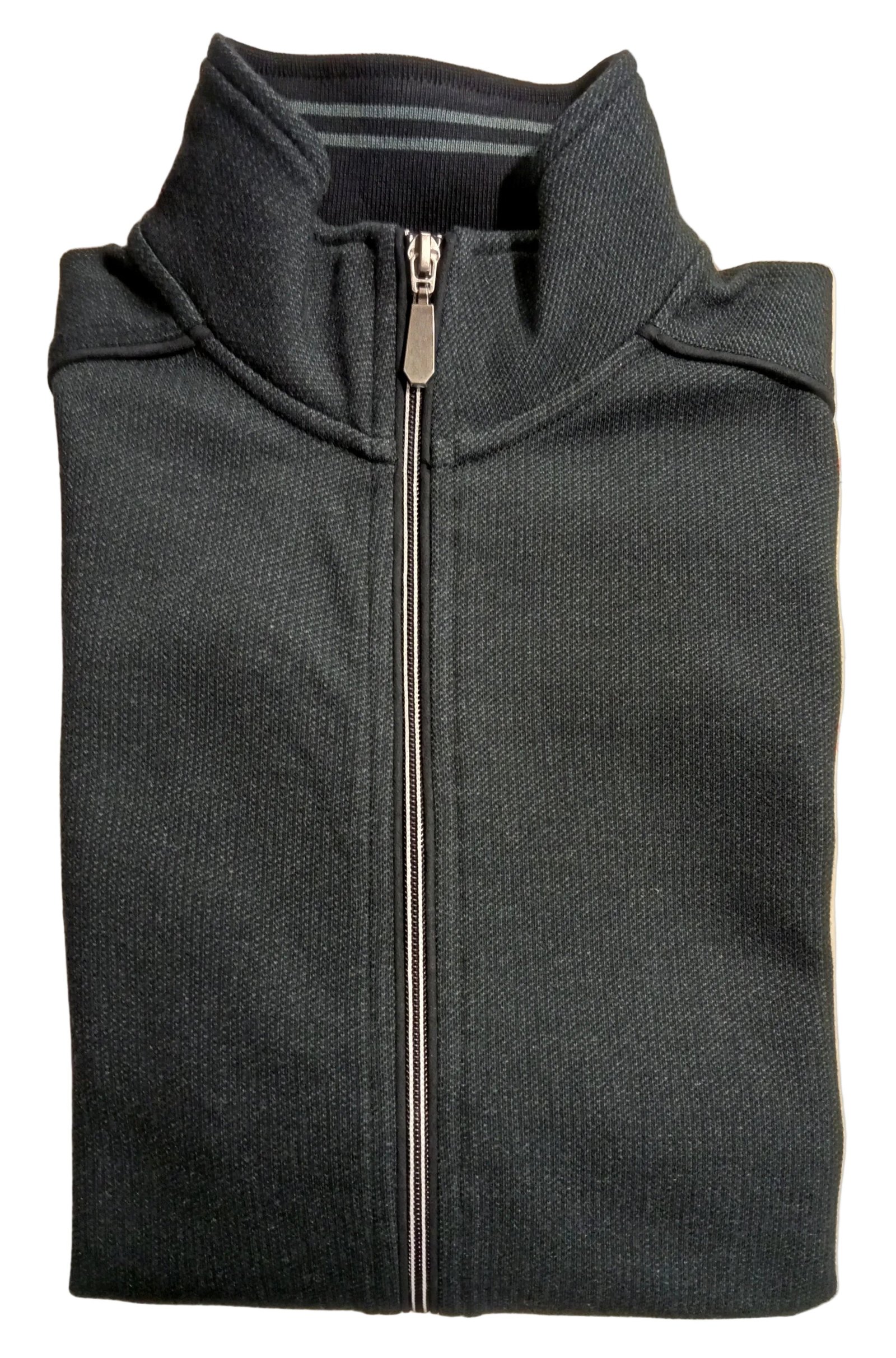 Back Bay Two Tone Zip Jacket Pine