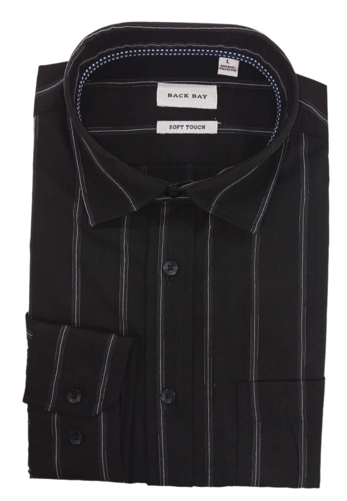 Back Bay Bamboo Blend Stripe L/S Shirt