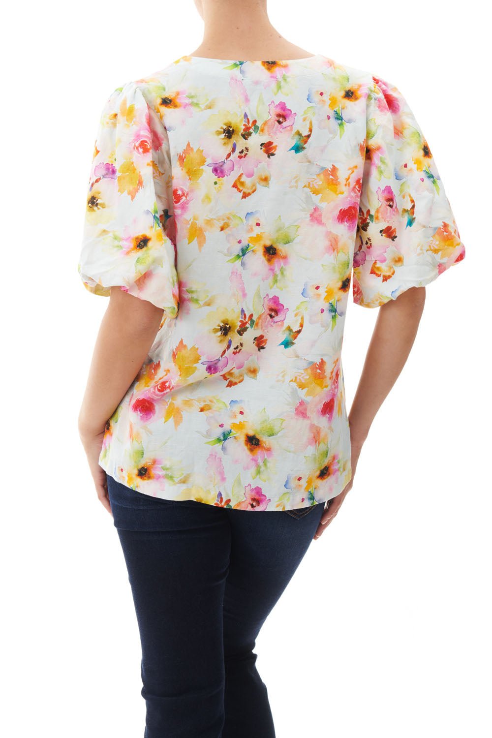 Givoni Abril Ballon Sleeve Top
