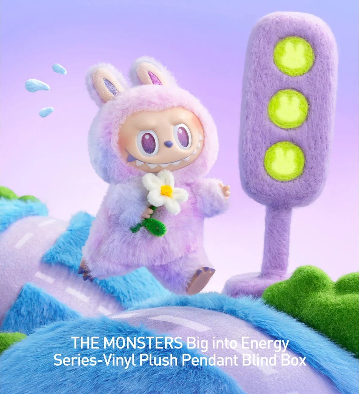 THE MONSTERS Big Into Energy Series –  Plush Pendant Blind Box