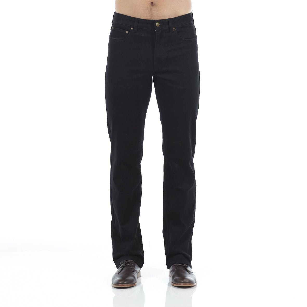 Lee Straight Stretch Moleskin Black