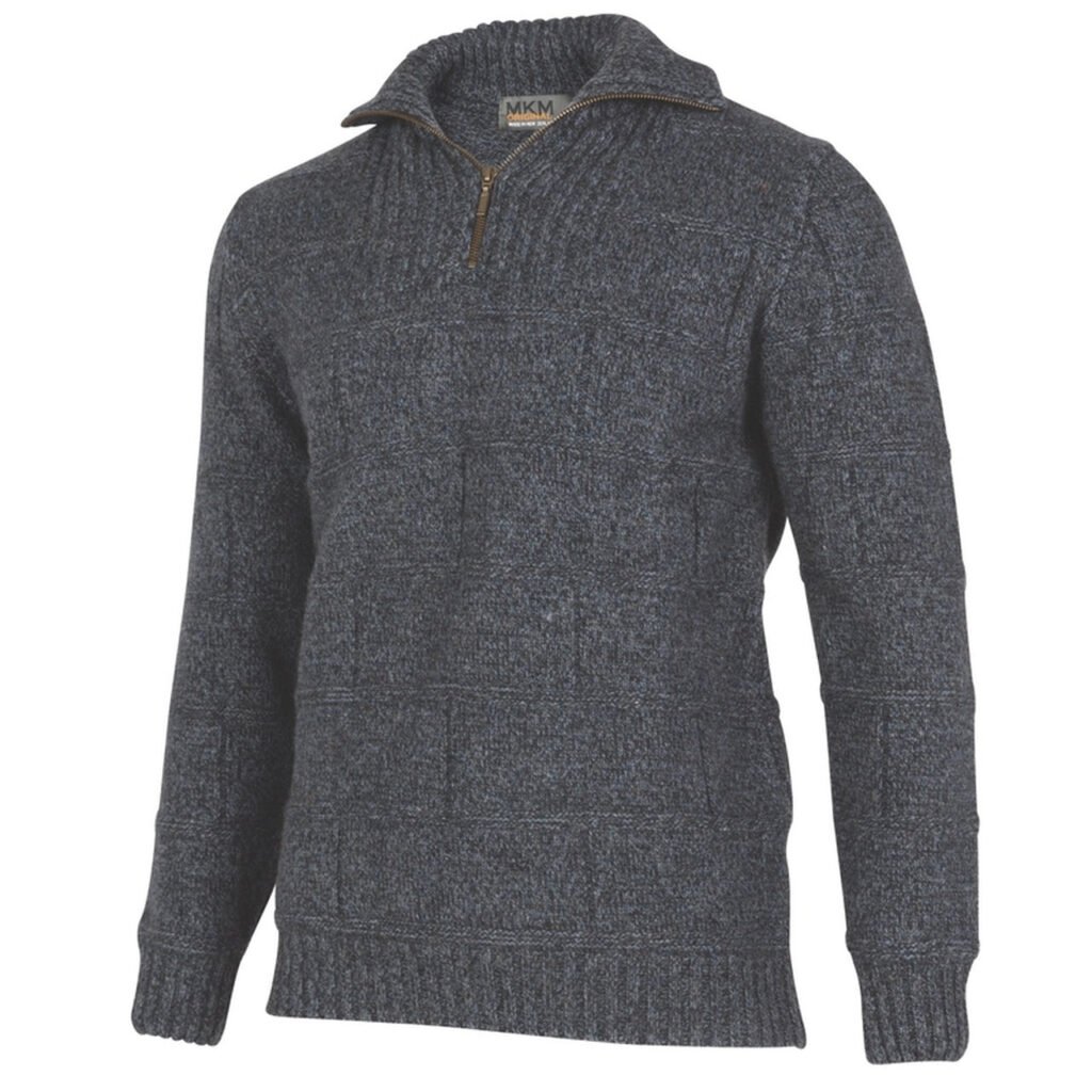 mkm marlborough 1/2 zip jumper