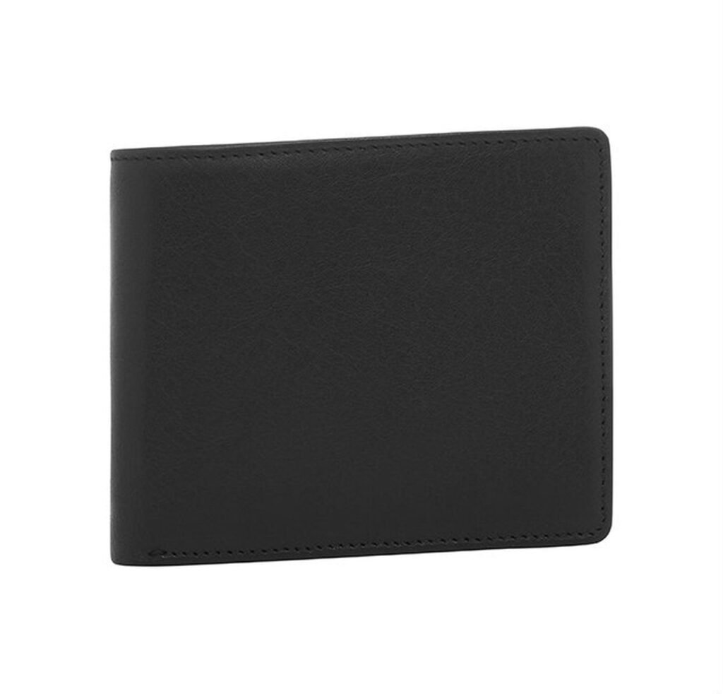 buckle leather wallet shawn with rfid