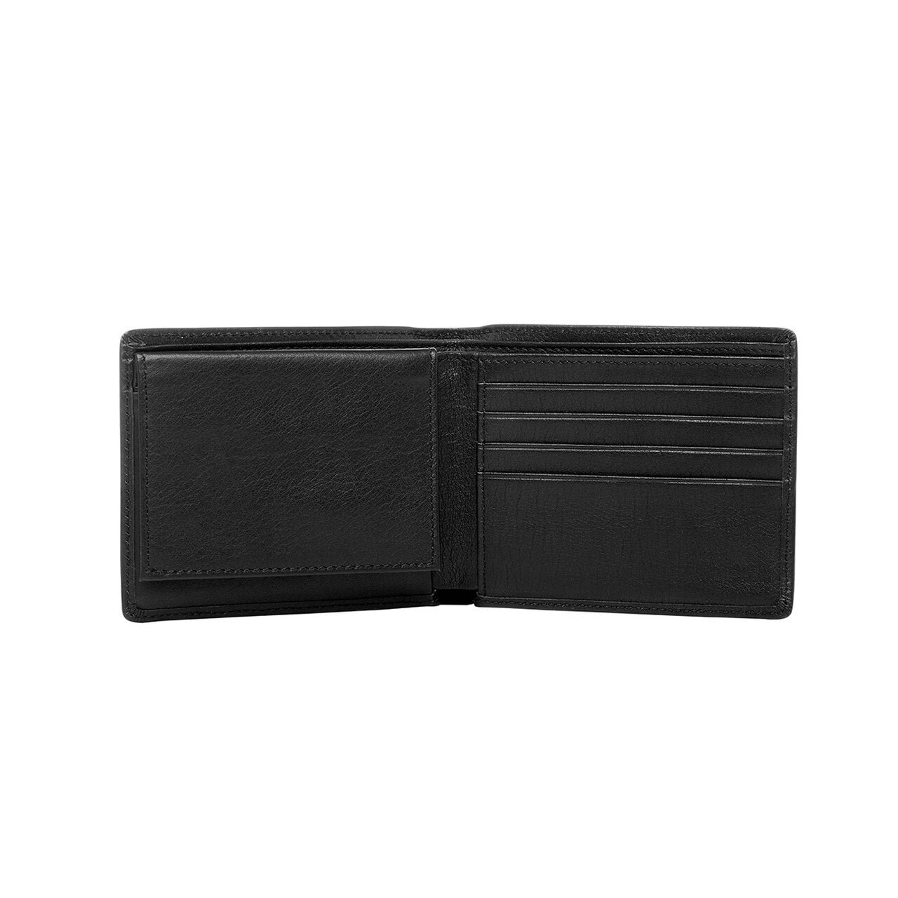 Buckle Leather Wallet with RFID Protection