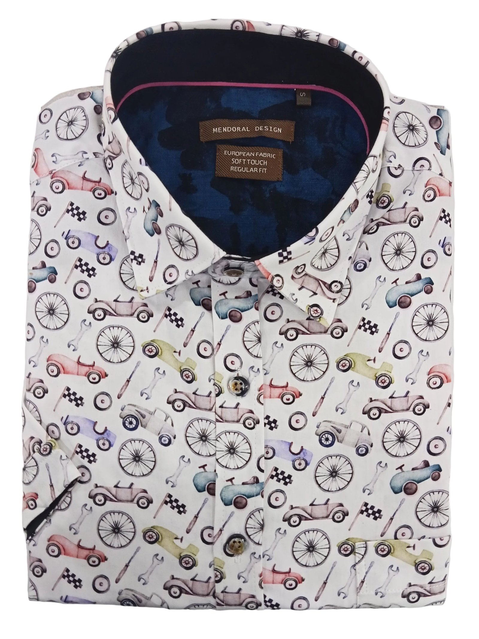 Mendoral S/S Fashion Shirt with cars