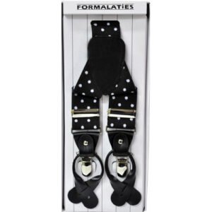formal braces polka dot