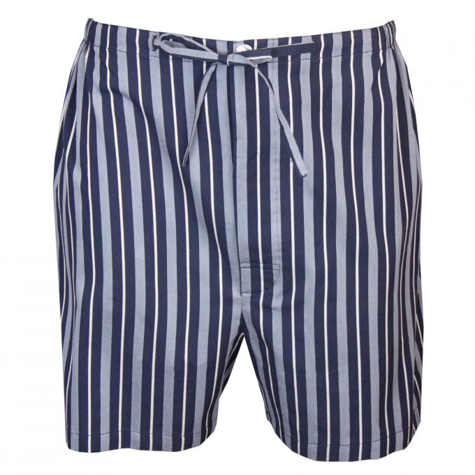 Contare 100% Cotton Short PJ Navy Silver