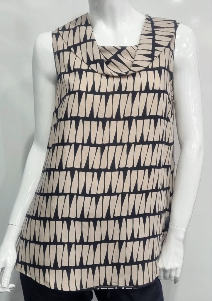 see saw cowl neck top