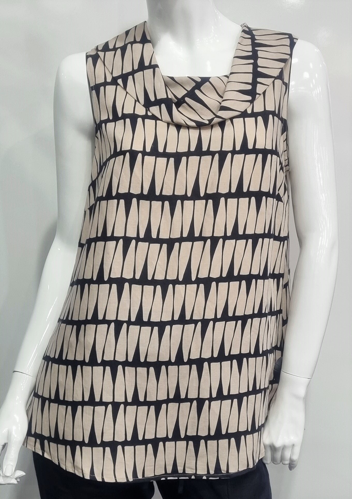 See Saw Cowl Neck Top