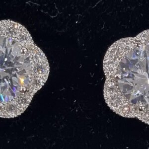 swarovski flower stud