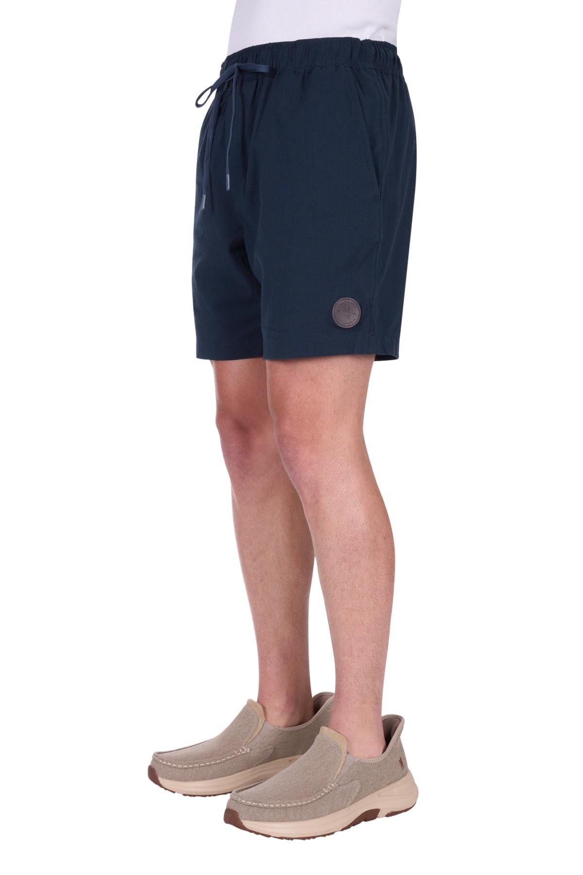 Thomas Cook Mens Felix Linen Shorts Navy