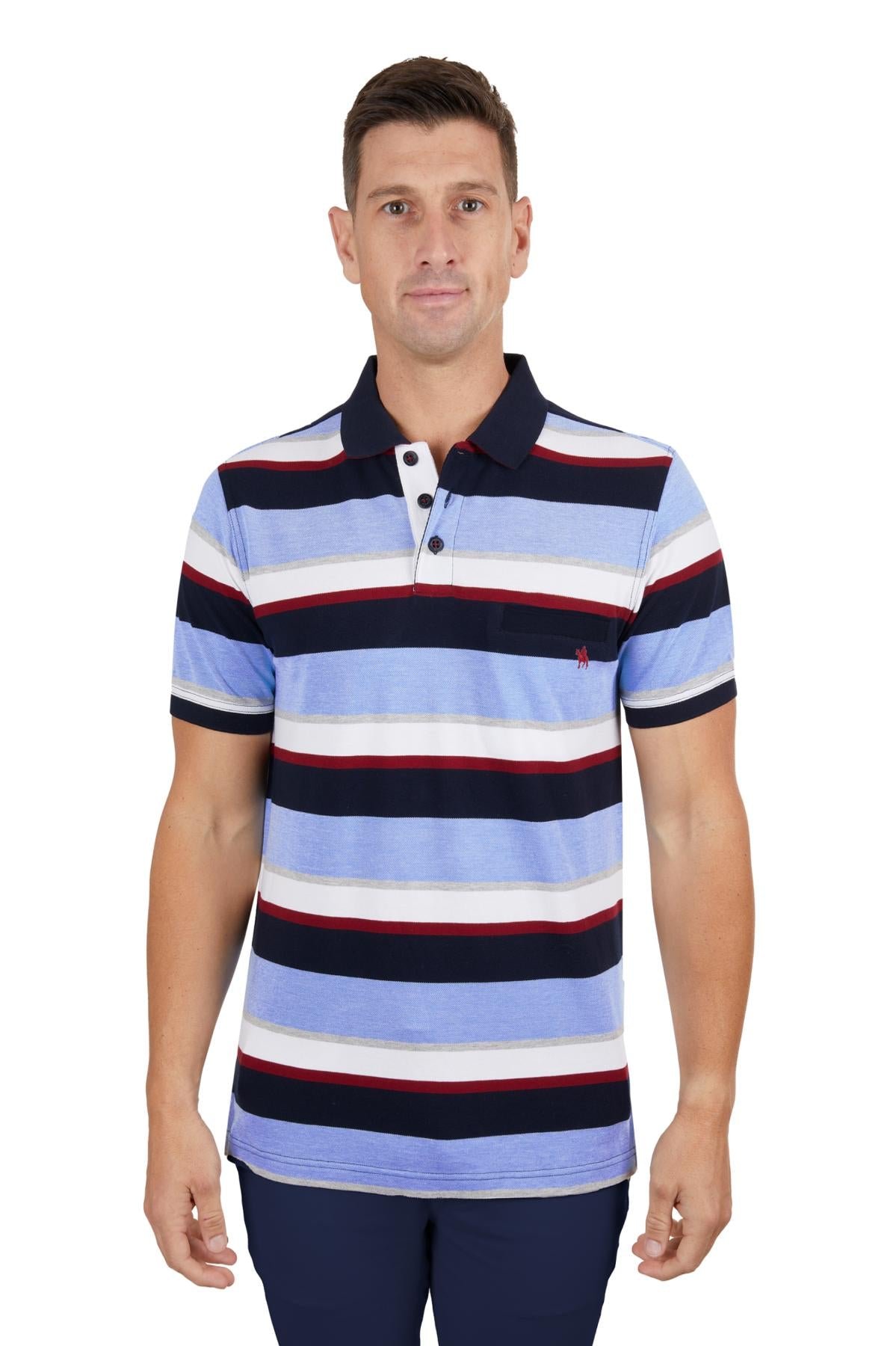 Thomas Cook Men’s Gavin 1Pkt SS Polo Navy/Blue
