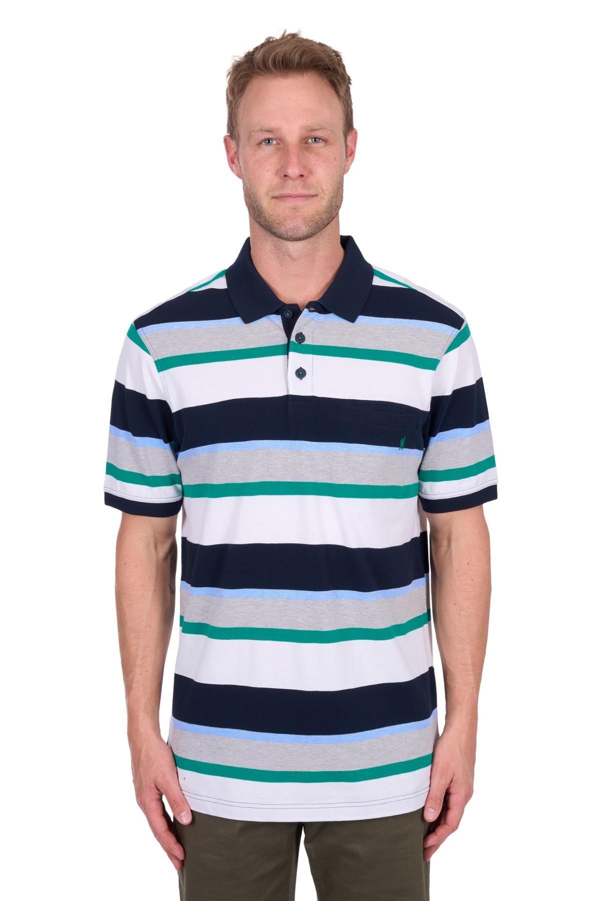 Thomas Cook Men’s Paul 1Pkt SS Polo Navy/Greey