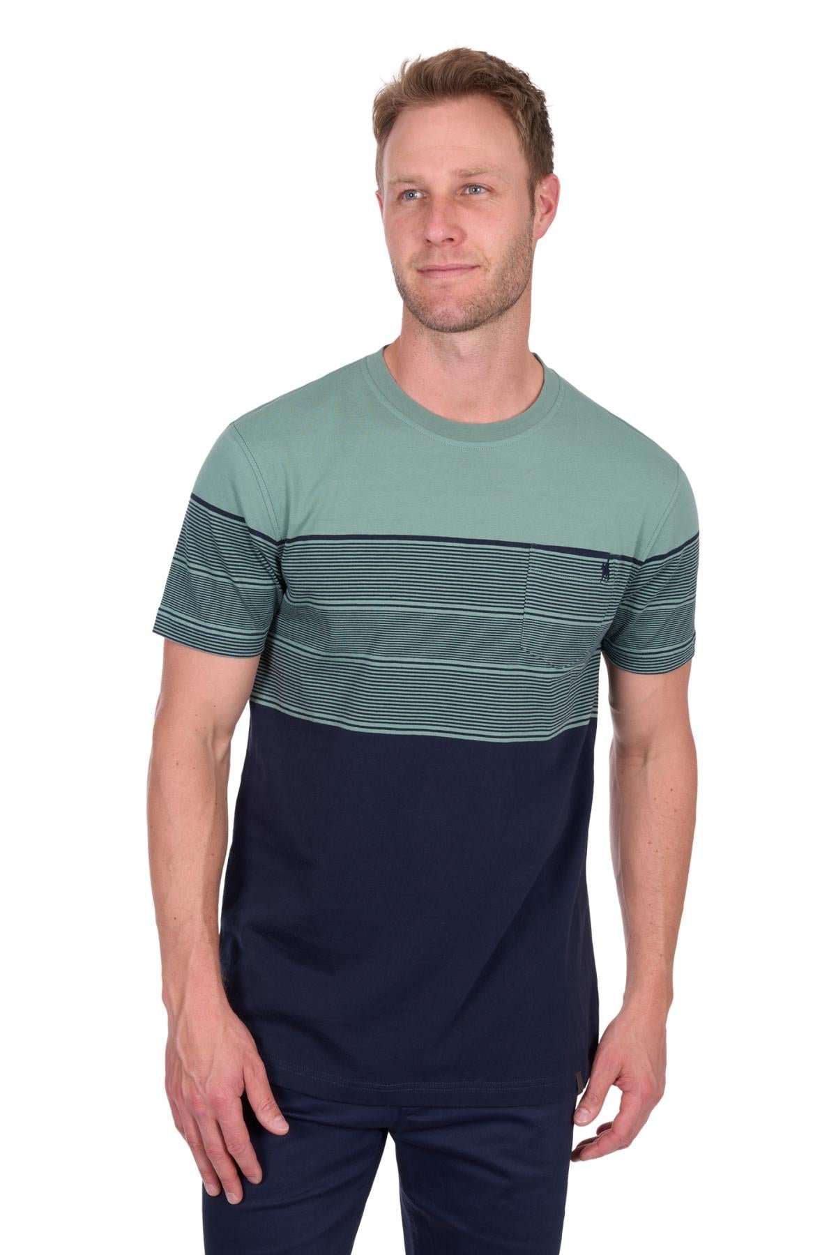 Thomas Cook Men’s Janson 1PKT SS Tee Navy/Sage