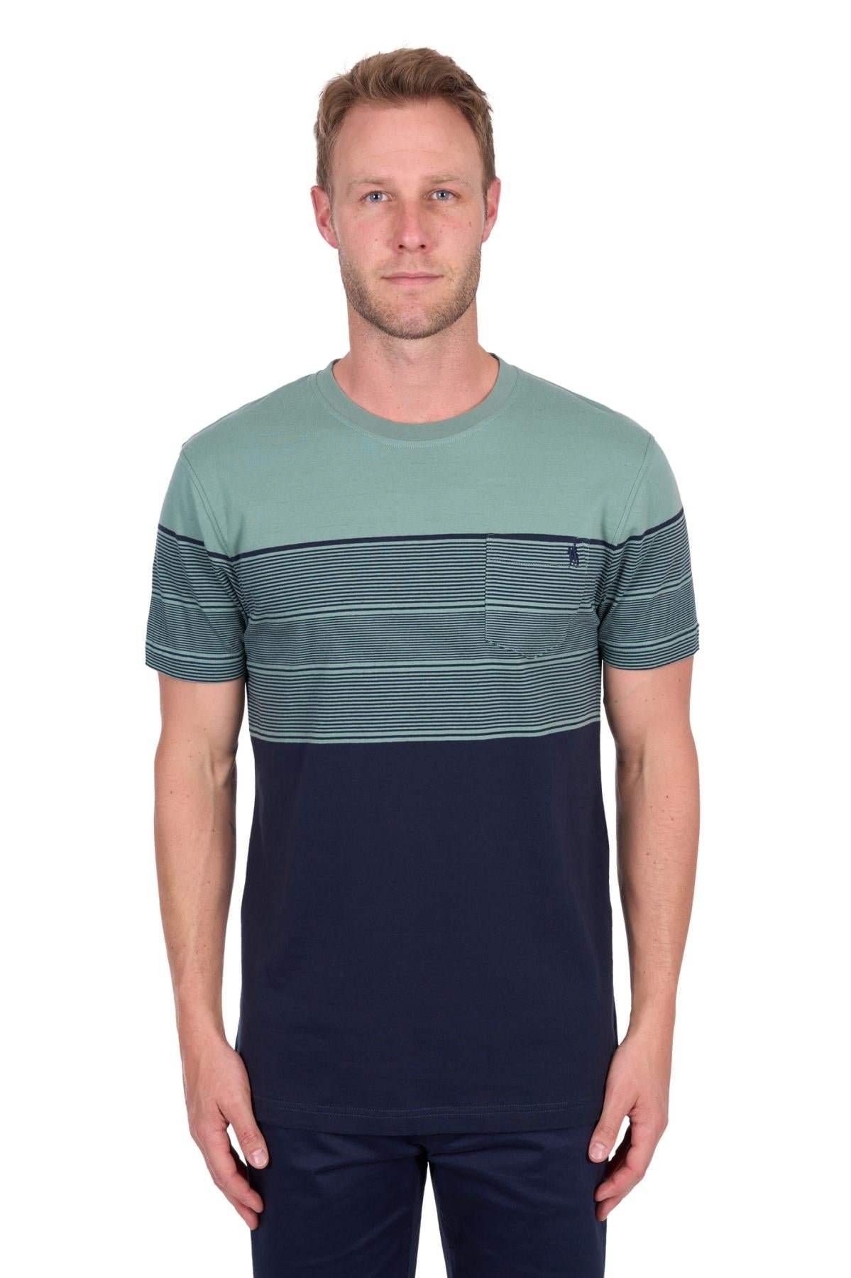 Thomas Cook Men’s Janson 1PKT SS Tee Navy/Sage
