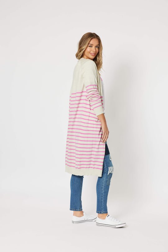 Threadz Bella Stripe Cardigan