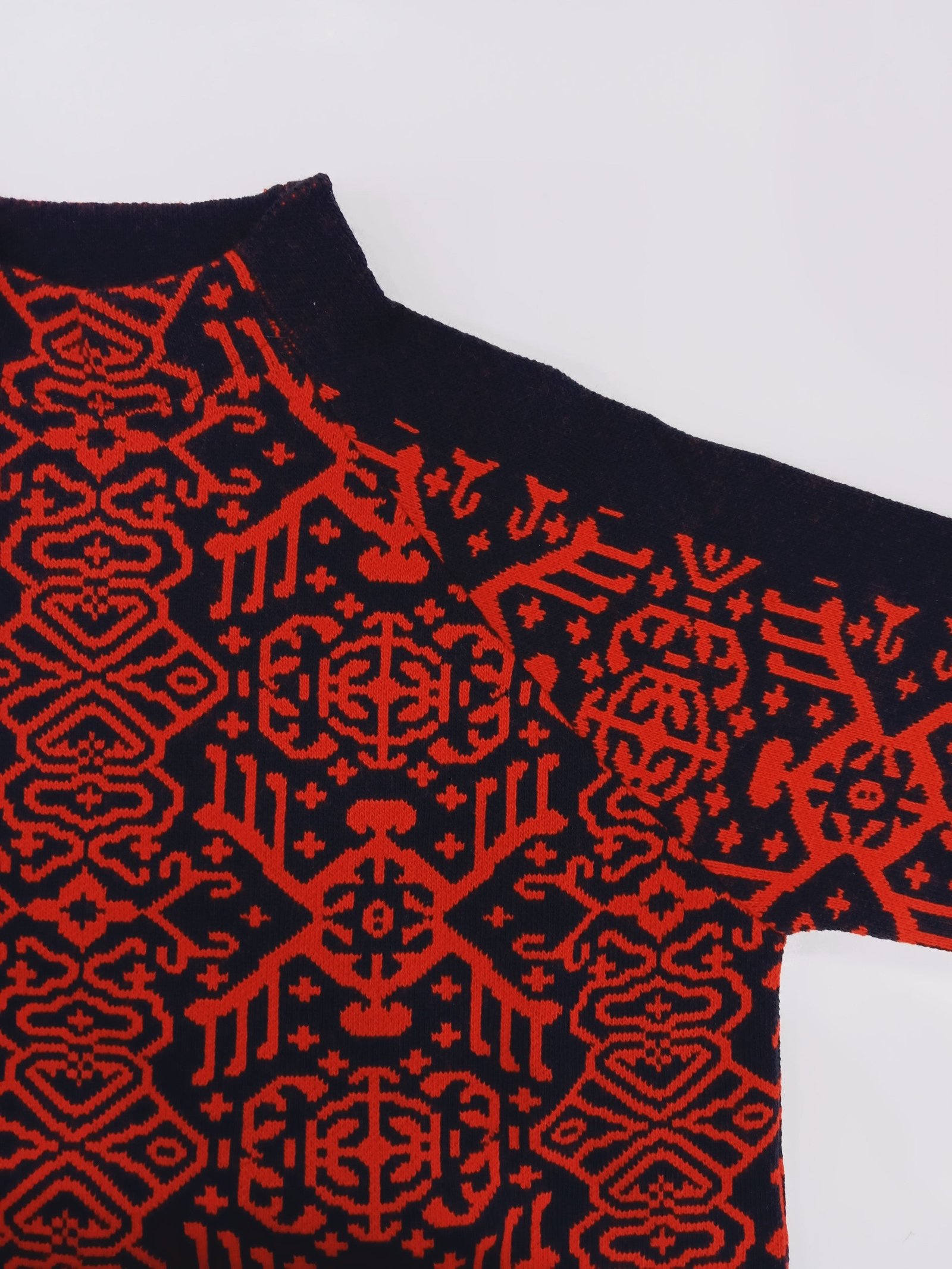 Bariloche Navy Red Visiedo Jumper