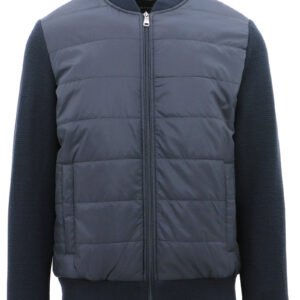 Boston Acton Black Quilted Bomber Jacket