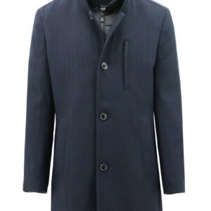 Christian Brookes Charles Navy Overcoat