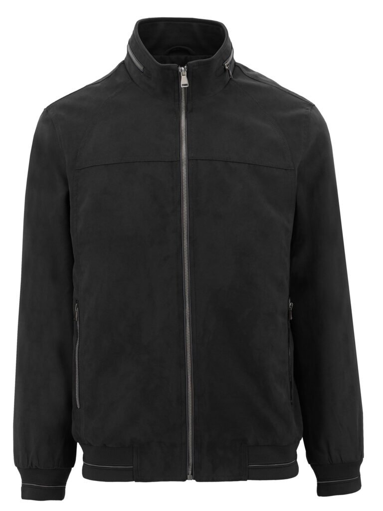 Black jacket on a white background