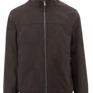 Brown jacket on a white background