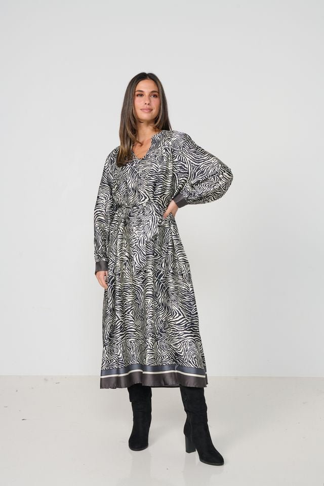 Caju Zebra Print Dress