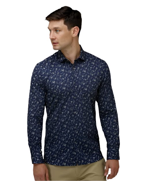 Brooksfield Lux Floral Print Shirt