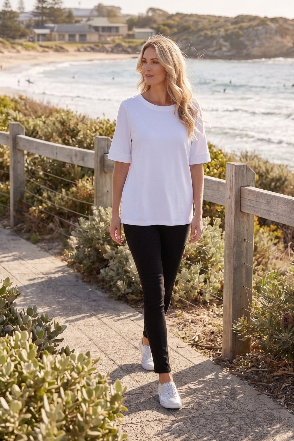 Cafe Latte Stretch Jegging Black