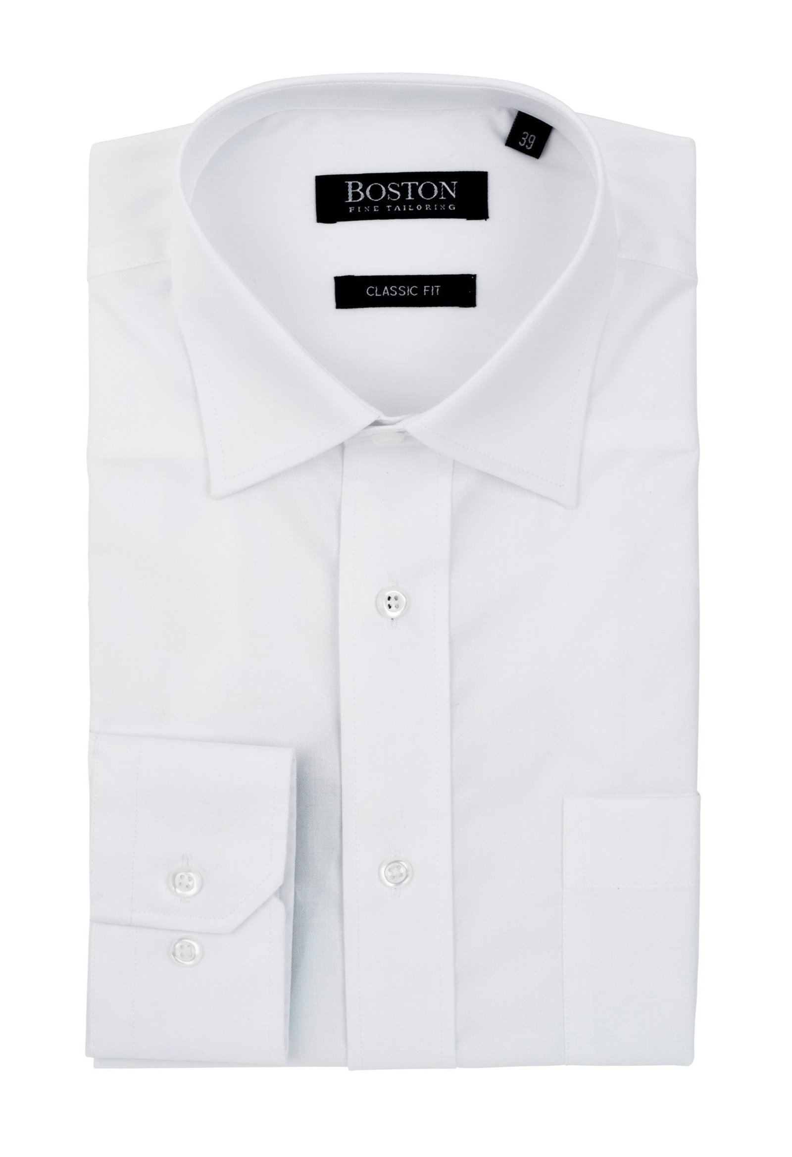 BOSTON REG BUSINESS SHIRT WHITE