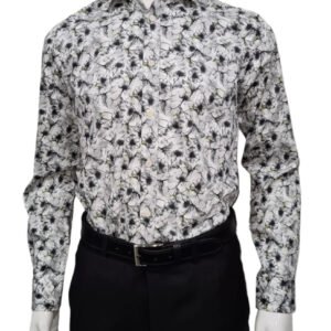brooksfield luxe floral print shirt