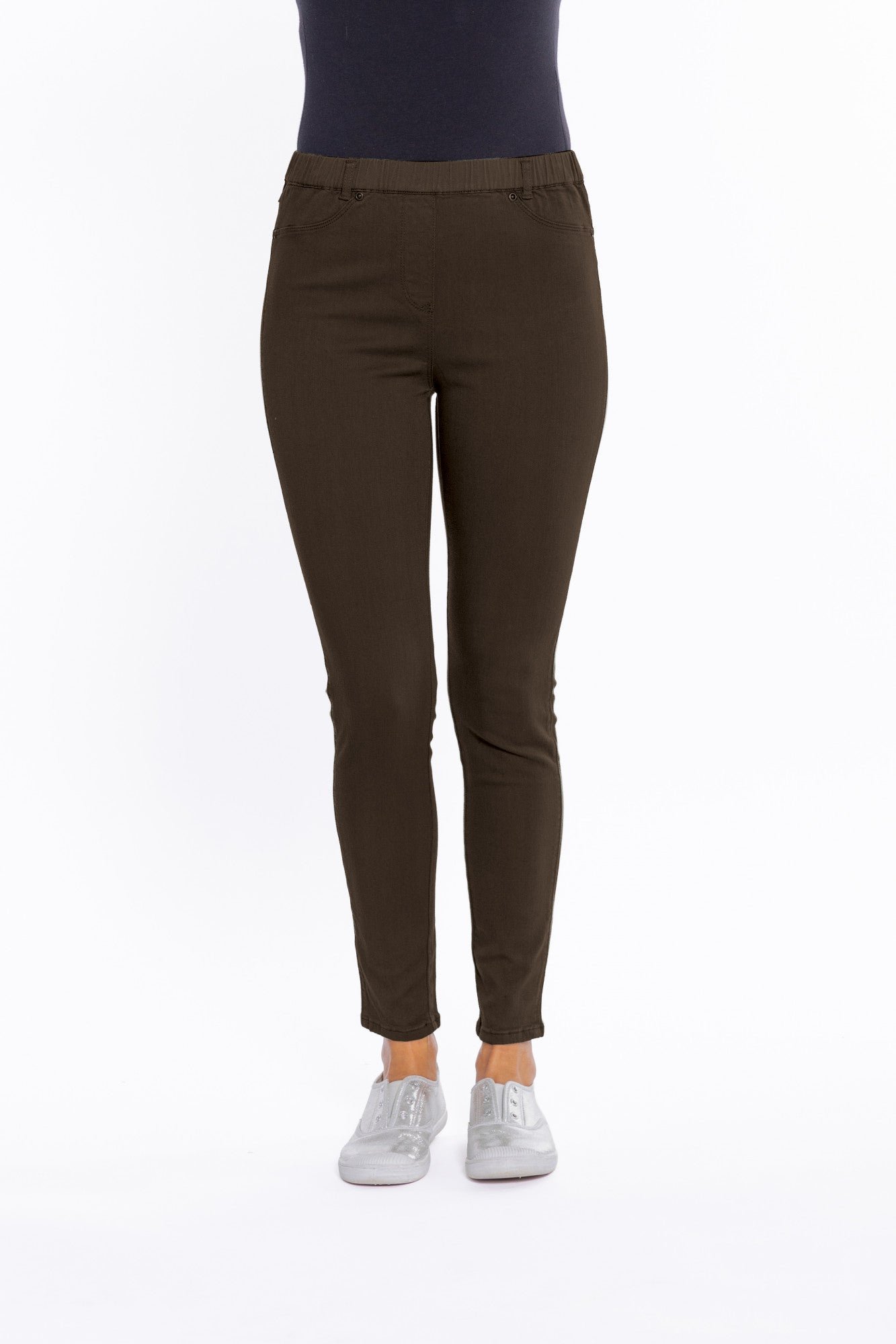 Cafe Latte Stretch Jegging Chocolate