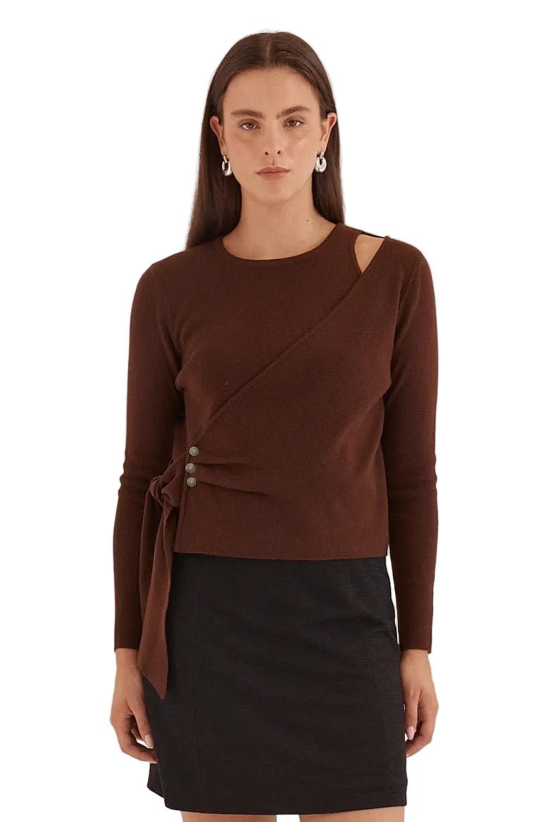 Sass Azalea Wrap Sweater