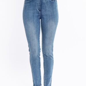 Cafe Latte Washed Denim Jegging