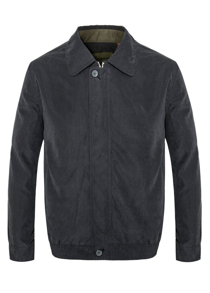 microfibre blouson jacket