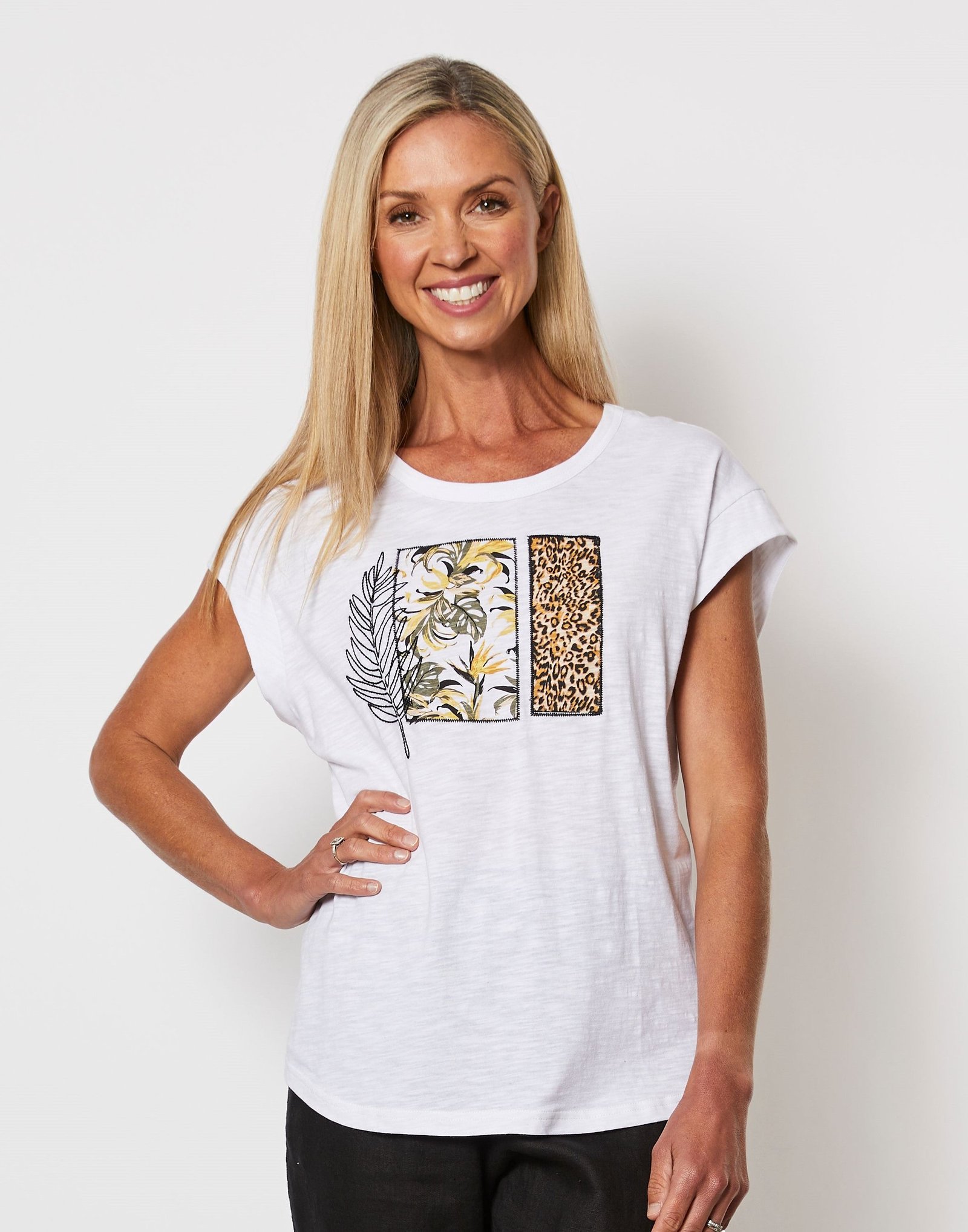Gordon Smith Fern Patch Embossed Tee