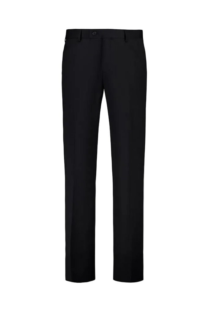 Black pants on a white background